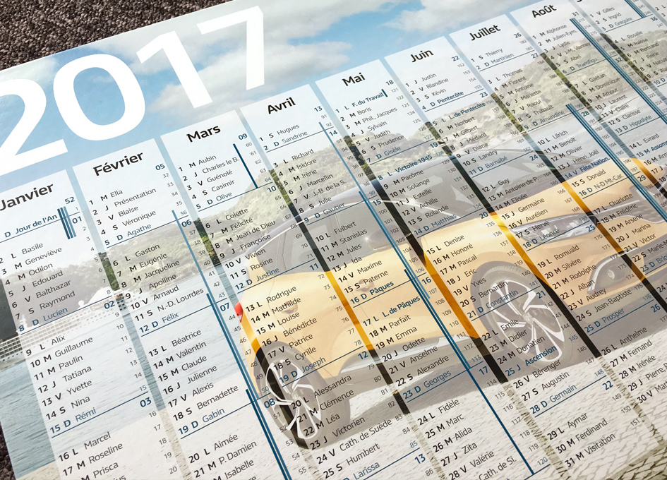 calendrier Renault